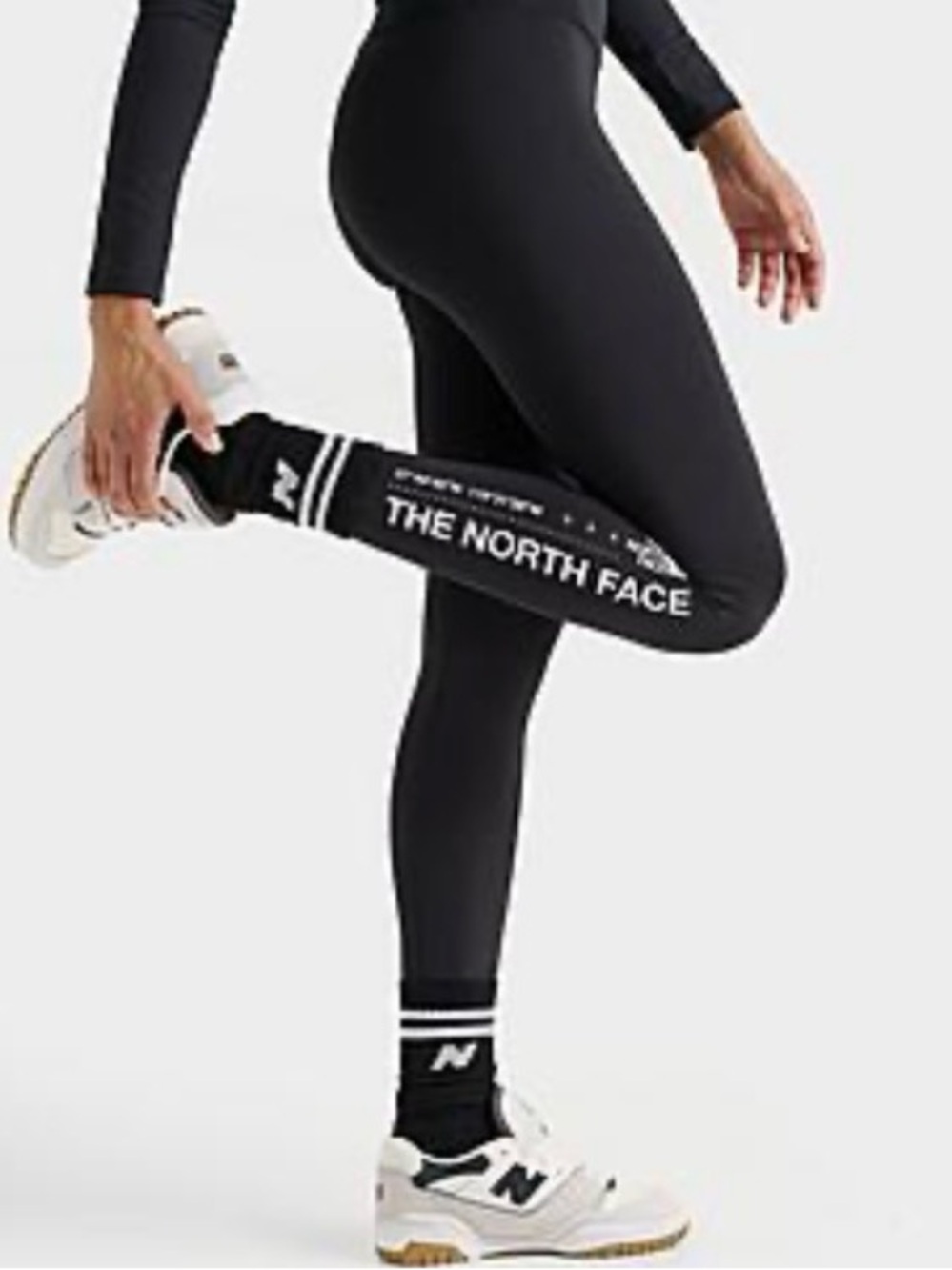 The North Face Black Logo Performance Leggings